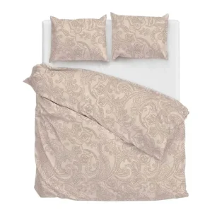 Bulkbestelling Zohome Paisley di Lino dekbedovertrek sandy beige