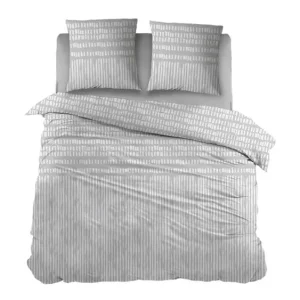 Snelle Levering Snoozing Dorothy flanel dekbedovertrek grijs