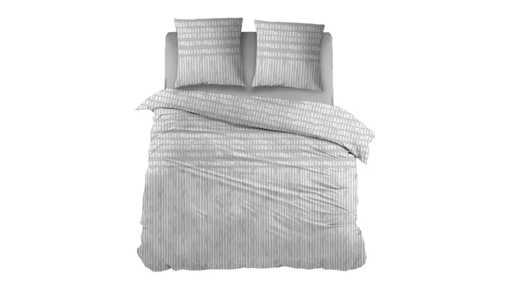 Snelle Levering Snoozing Dorothy flanel dekbedovertrek grijs
