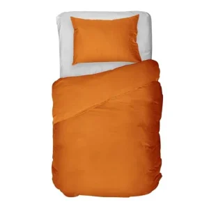 Kayori Kiyo dekbedovertrek terracotta Exclusieve Aanbieding