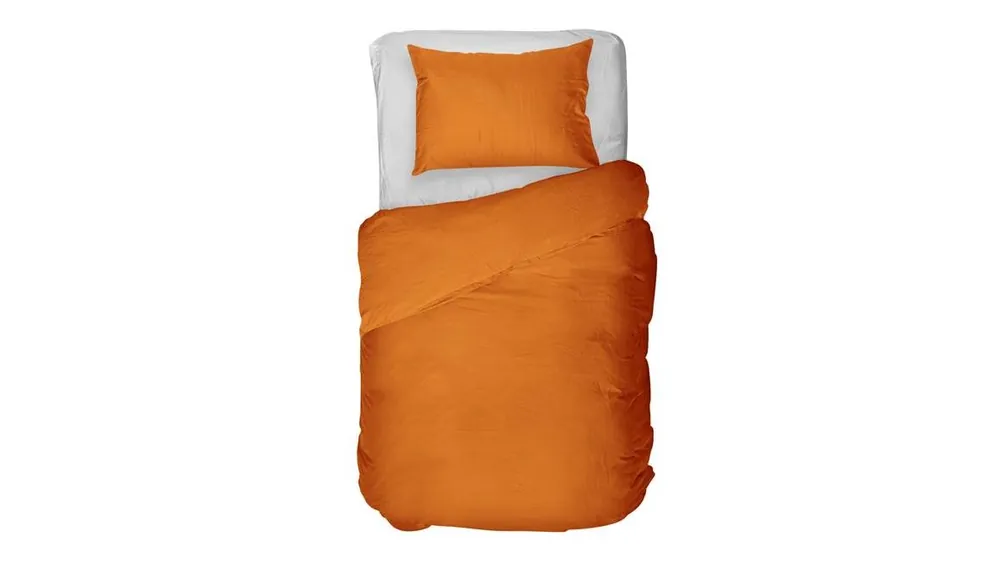 Kayori Kiyo dekbedovertrek terracotta Exclusieve Aanbieding