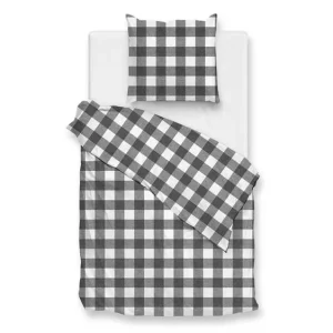 Zohome Quattro di Lino dekbedovertrek dark grey Tijdelijk Beschikbaar