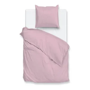 Zohome Percalle dekbedovertrek lilac-pink Lage Kosten