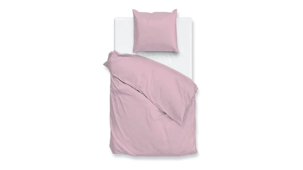 Zohome Percalle dekbedovertrek lilac-pink Lage Kosten