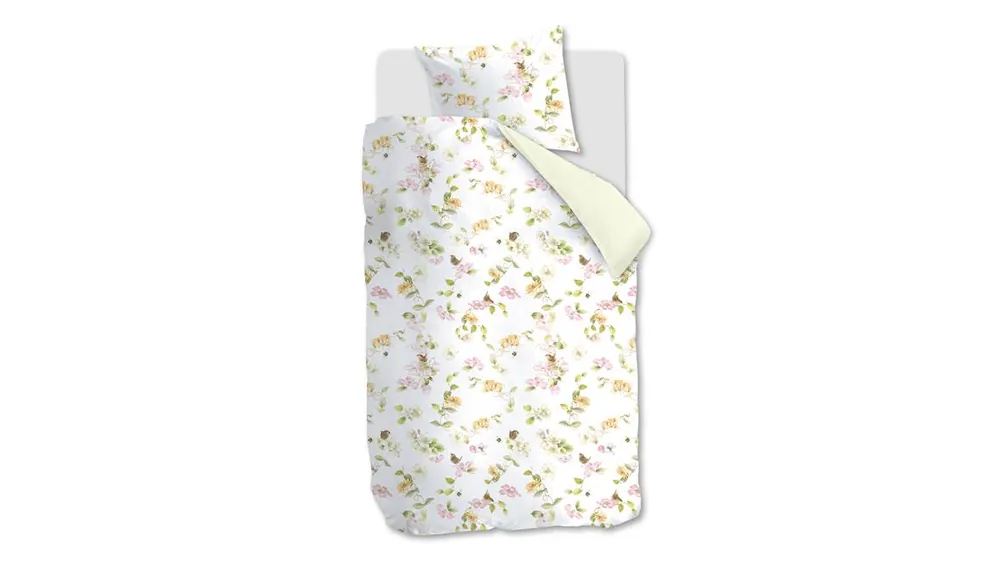 Goedkoop Marjolein Bastin Honeysuckle dekbedovertrek pastel