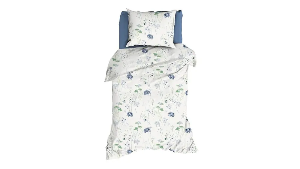Must-Have Romanette Jardin dekbedovertrek blauw