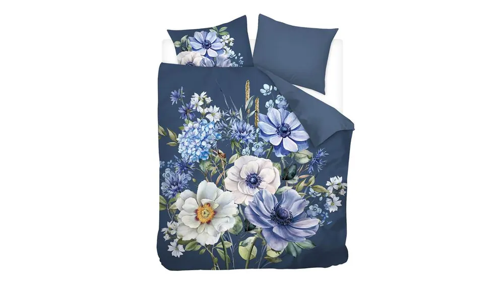 Koopje Snoozing Blue Garden dekbedovertrek blauw
