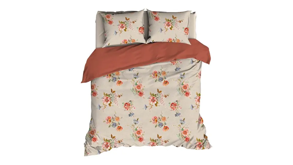 Merkproduct Satin d'Or Eileen dekbedovertrek sandybeige