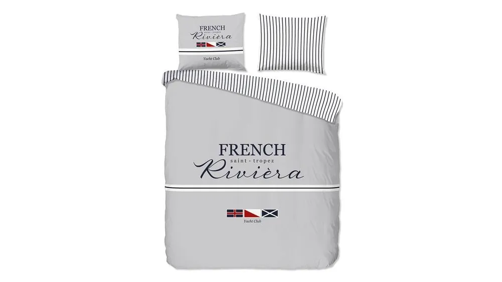 Voordeelprijs Pure French dekbedovertrek grijs