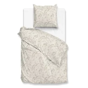 Zohome Fiori di Satinado dekbedovertrek off-white Bestel Nu