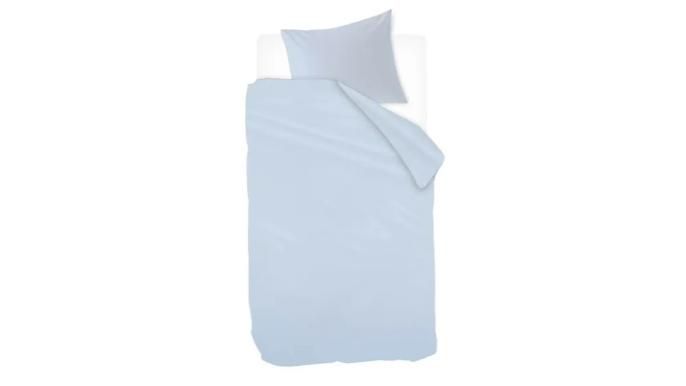 Ivorlyn Appledore dekbedovertrek light blue Ambachtelijk