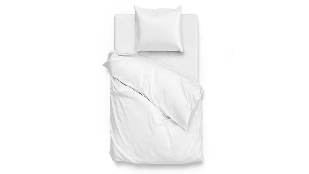 Zohome Satinado dekbedovertrek white Gratis Retour