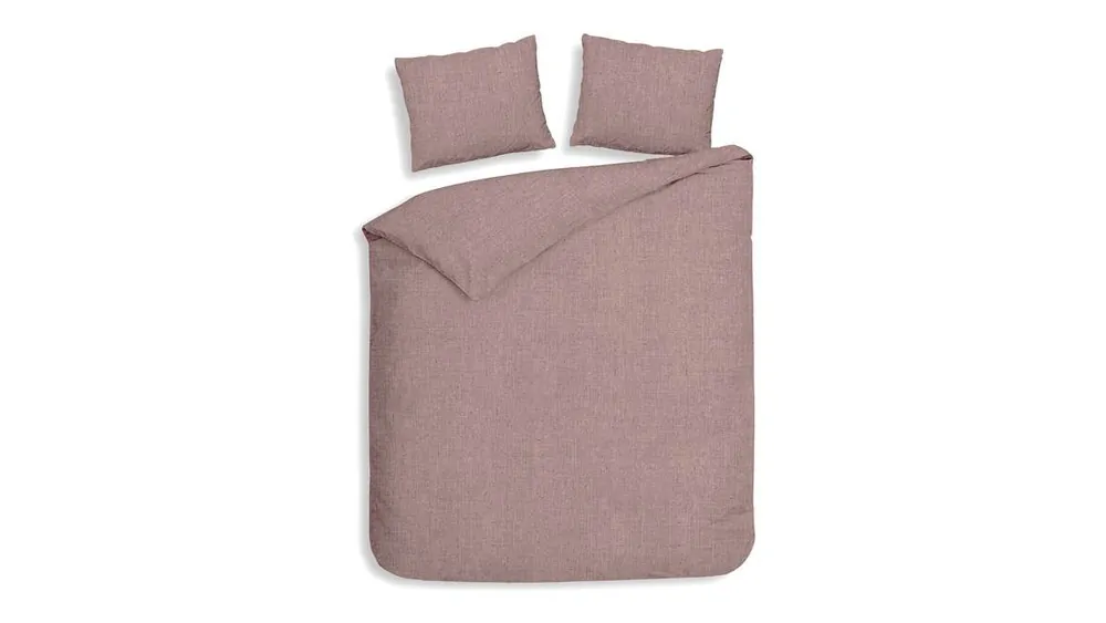 Heckettlane Franela flanel dekbedovertrek shady pink Authentiek