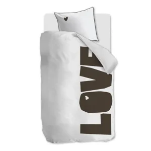 VTWonen Bold Love dekbedovertrek naturel Luxe