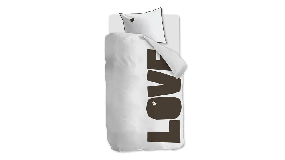 VTWonen Bold Love dekbedovertrek naturel Luxe