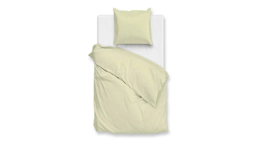 Zohome Percalle dekbedovertrek aloe-green Bestseller