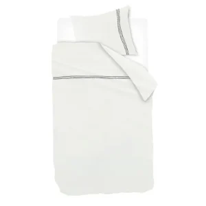 Ivorlyn Miami dekbedovertrek white anthracite Voordeelprijs