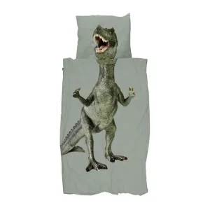 Alleen Vandaag SNURK Dino Jurassic dekbedovertrek groen