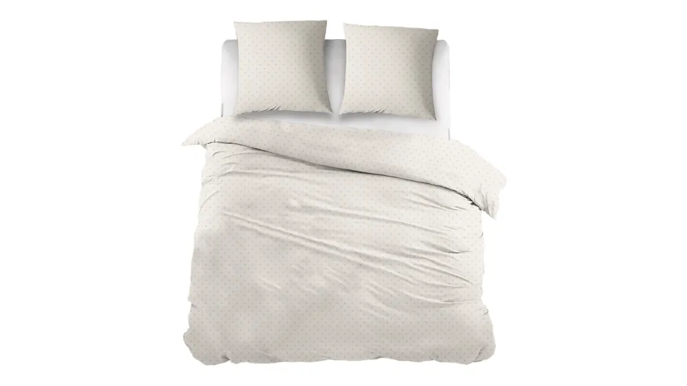 Superprijs Snoozing Noisettes dekbedovertrek off-white