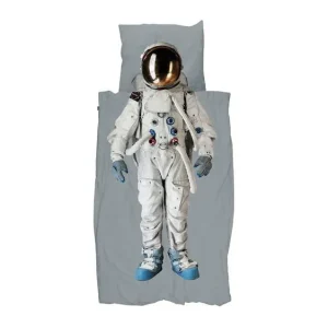 SNURK Astronaut dekbedovertrek grijs Trendy