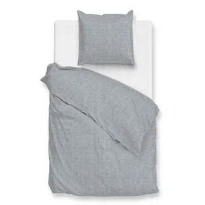 Zohome Flanella di Lino flanel dekbedovertrek denim Koop Vandaag