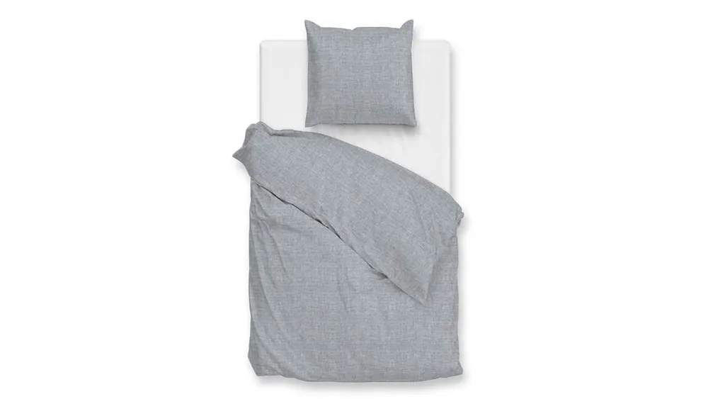 Zohome Flanella di Lino flanel dekbedovertrek denim Koop Vandaag