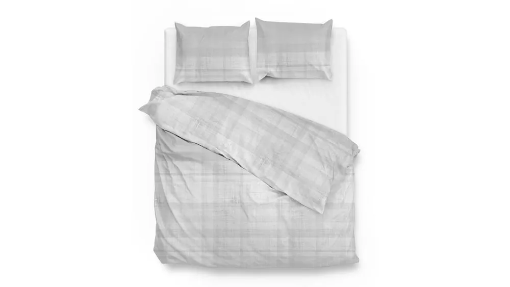 Bestseller Zohome Marley flanel dekbedovertrek cloud grey