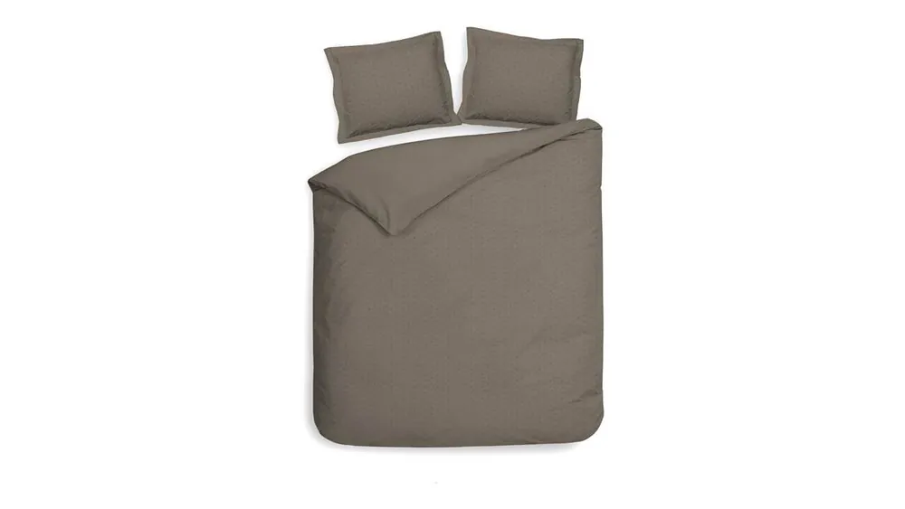 Korting Heckettlane Punto dekbedovertrek taupe