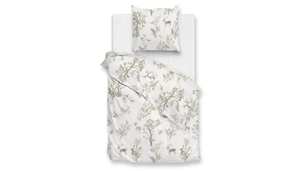 Bulkbestelling Zohome Hazel flanel dekbedovertrek off-white
