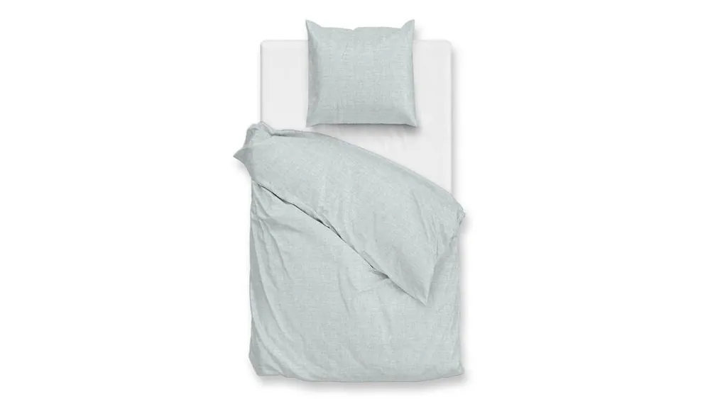 Garantie Inbegrepen Zohome Flanella di Lino flanel dekbedovertrek mint green