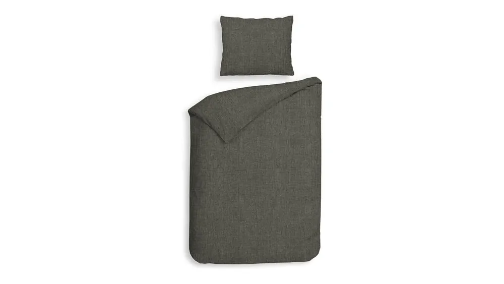Geld-Terug-Garantie Heckettlane Franela flanel dekbedovertrek frost grey