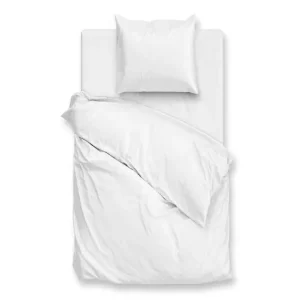 Zohome Percalle dekbedovertrek crystal white Koop Online