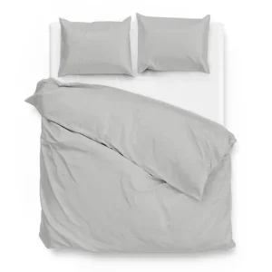 Direct Beschikbaar Zohome Satinado dekbedovertrek ash grey