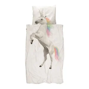 SNURK Unicorn dekbedovertrek wit Bestseller