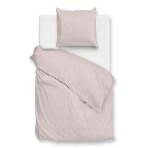 Exclusief Zohome Flanella di Lino flanel dekbedovertrek shell nude
