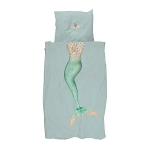Topkwaliteit SNURK Mermaid dekbedovertrek licht blauw