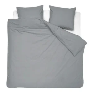 Damai Organic Satijn dekbedovertrek grey Modern