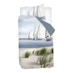 Koop Vandaag Snoozing Dunes dekbedovertrek blauw
