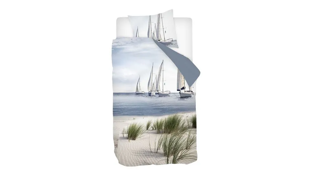 Koop Vandaag Snoozing Dunes dekbedovertrek blauw