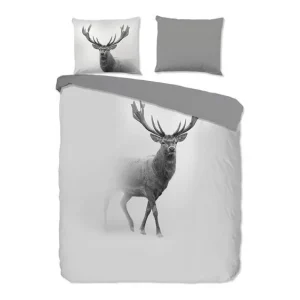 Express Levering Pure Grey Deer dekbedovertrek grey