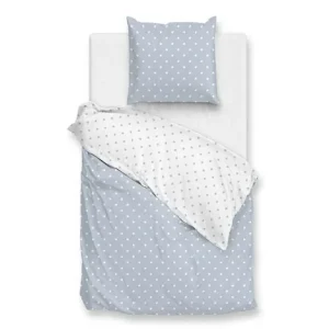 Zohome Punta di Cotone dekbedovertrek powder blue Finale Uitverkoop