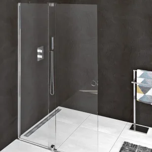 Limited Edition Sapho Modular douchewand 160x200cm antikalk chroom