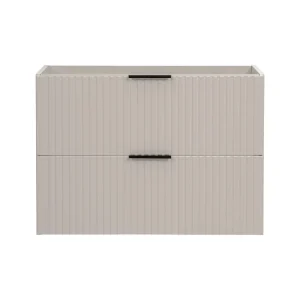 Comad Adele Cashmere onderkast met ribbelfront 80cm taupe Flitsaanbieding