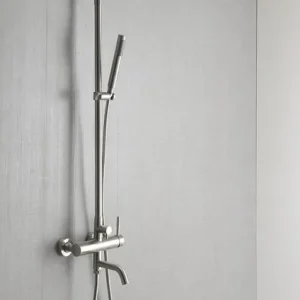 Sapho Minimal regendouche met baduitloop RVS Meest Verkocht