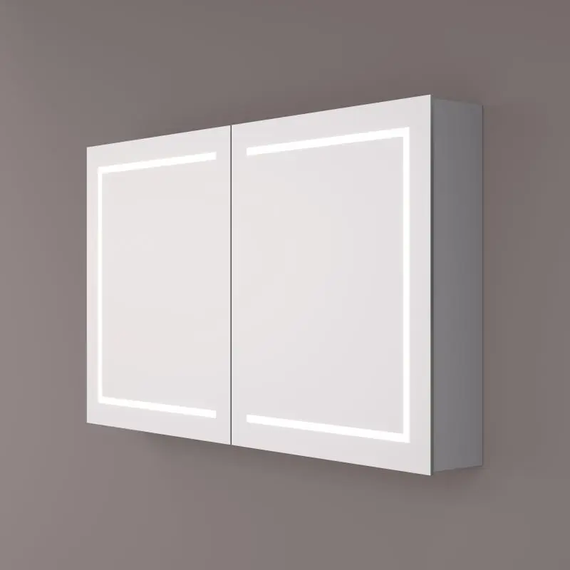 Aanbieding Hipp Design 61000 spiegelkast met LED en spiegelverwarming 140x70x14cm