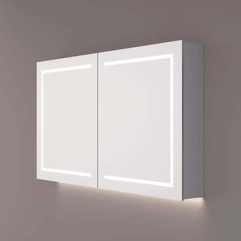 Topkwaliteit Hipp Design 62000 spiegelkast met LED en spiegelverwarming 140x70x14cm
