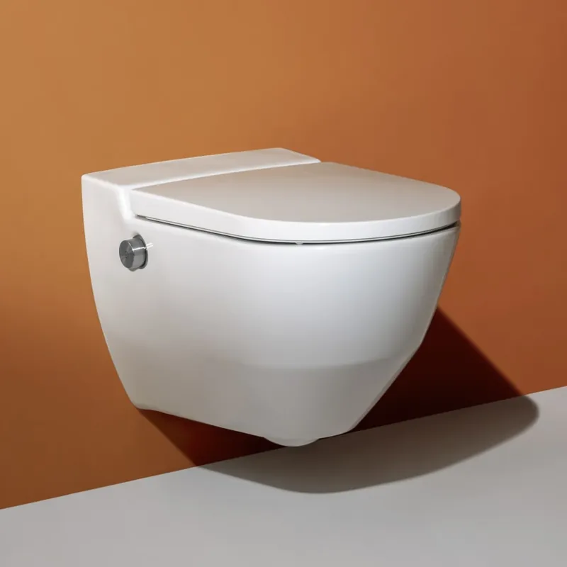 Seizoensaanbieding Laufen Navia douche wc randloos met softclose zitting wit glans