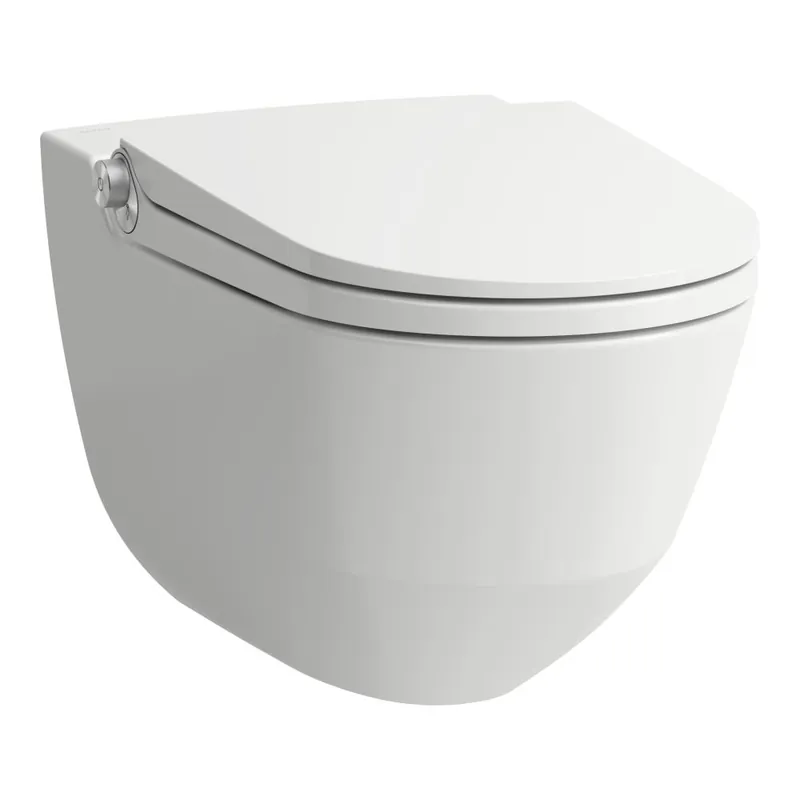 Bestel Nu Laufen Riva douche wc randloos met softclose zitting wit glans