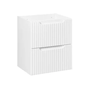Comad Nova White onderkast met 2 lades 50x40x60cm wit Direct Verzonden