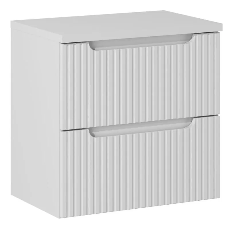 Plaats Bestelling Comad Nova White onderkast met 2 lades 60cm wit
